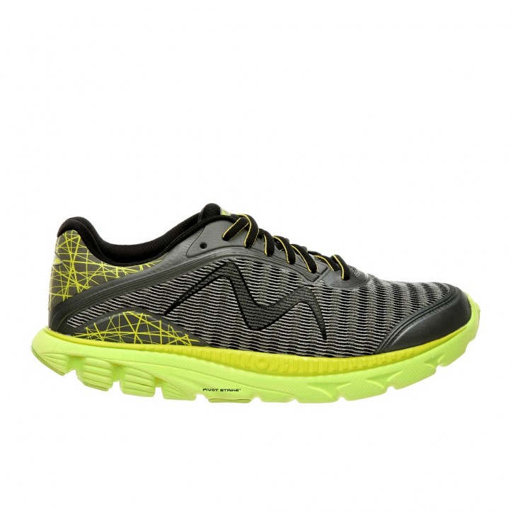 Racer W silver gray & lime 42 MBT Running